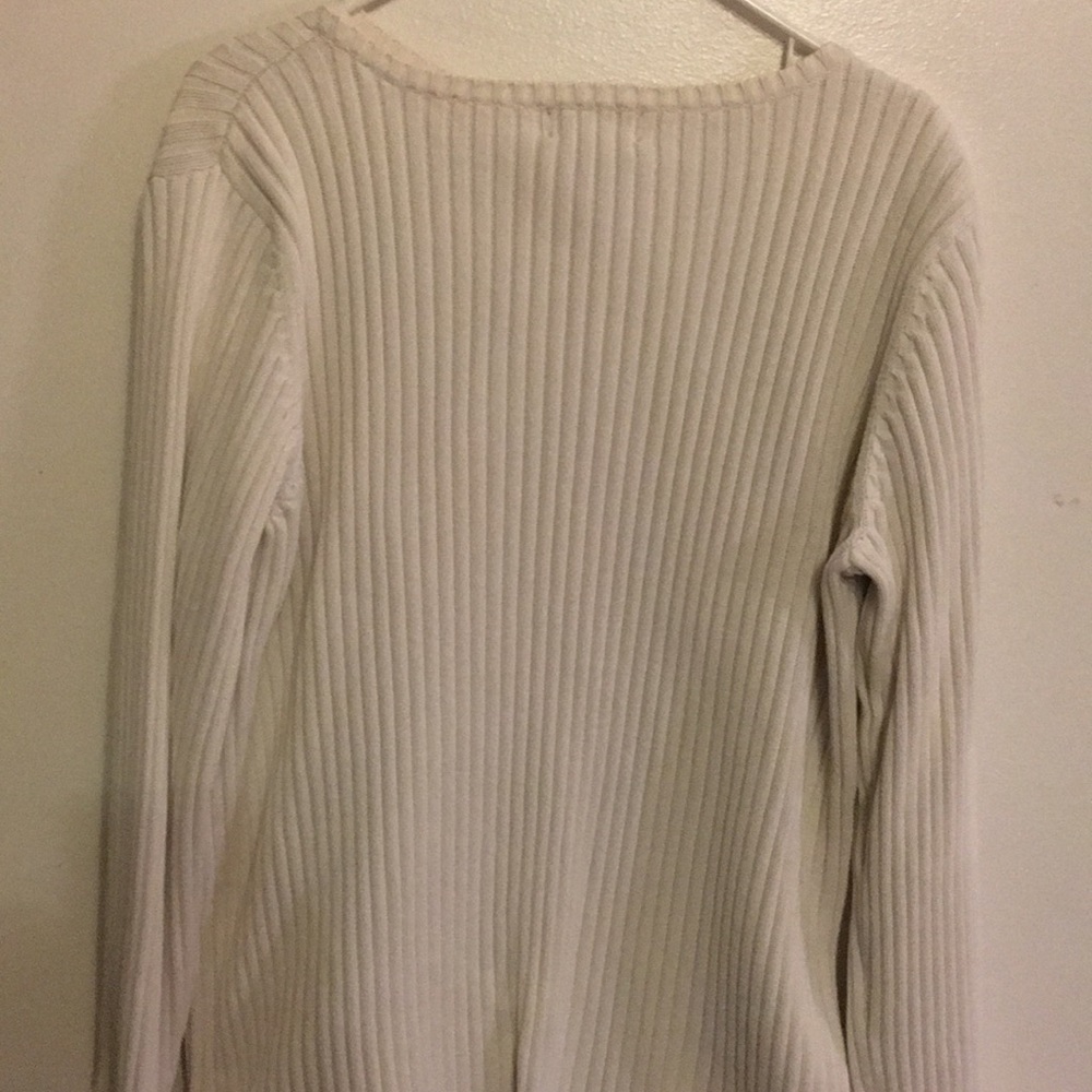 Ralph Lauren Ladies Cream color Sweater Size XL Excellent like NEW Condition - Picture 6 of 7